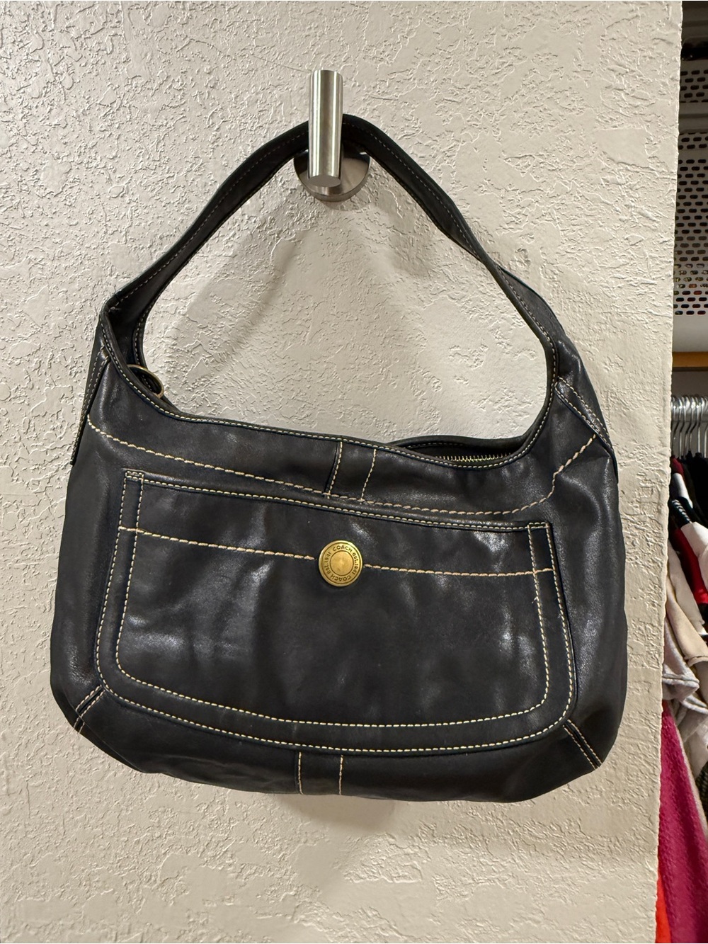 Coach Black Ergo Leather Shoulder Bag